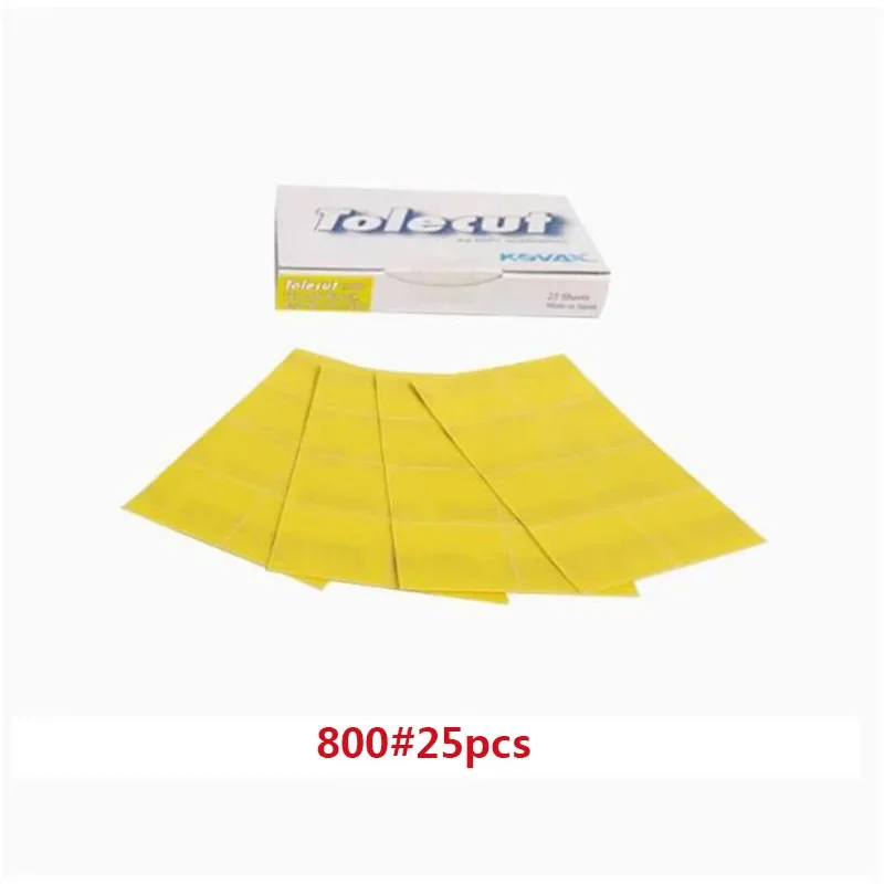 Square Sandpaper Set 25pcs Car Paint Stains Polishing Beauty Paste Scratch Repair sandpaper set mini sandpaper kit