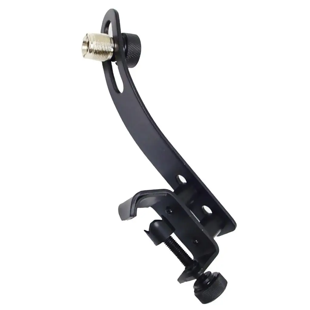 Drum Mic Clamp Shockproof Clip Holder Rim Mount Kit Great Parts Accessory