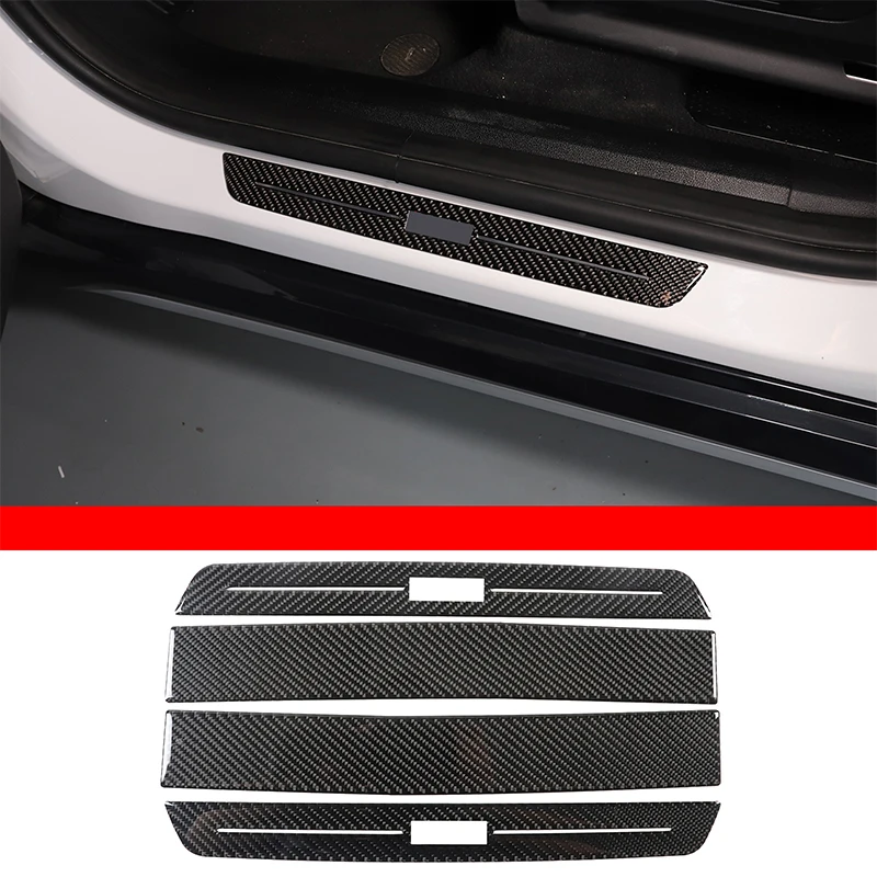 

Soft Carbon Fiber Accessories for BMW X1 U10 U11 2023-2024 Car Door Sill Threshold Stickers Decorative Decals