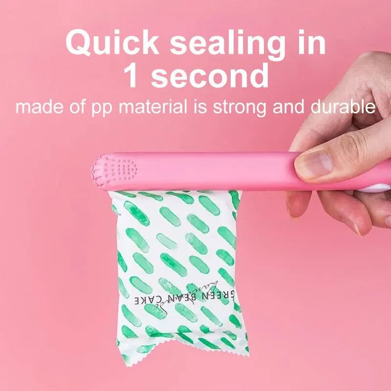Mini Portable Plastic Sealing Machine Storage Household Bag Clip Handheld Seal Packing Impulse Sealer Kitchen Accessories 3