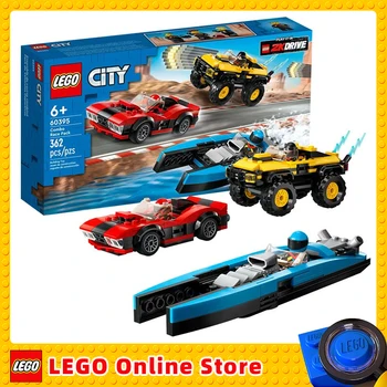 LEGO 60395 City Combo Race Pack 6+ 362Pieces Building Toy 3 Cool Vehicles Featured in the Popular Game 2k Drive Birthday Gift