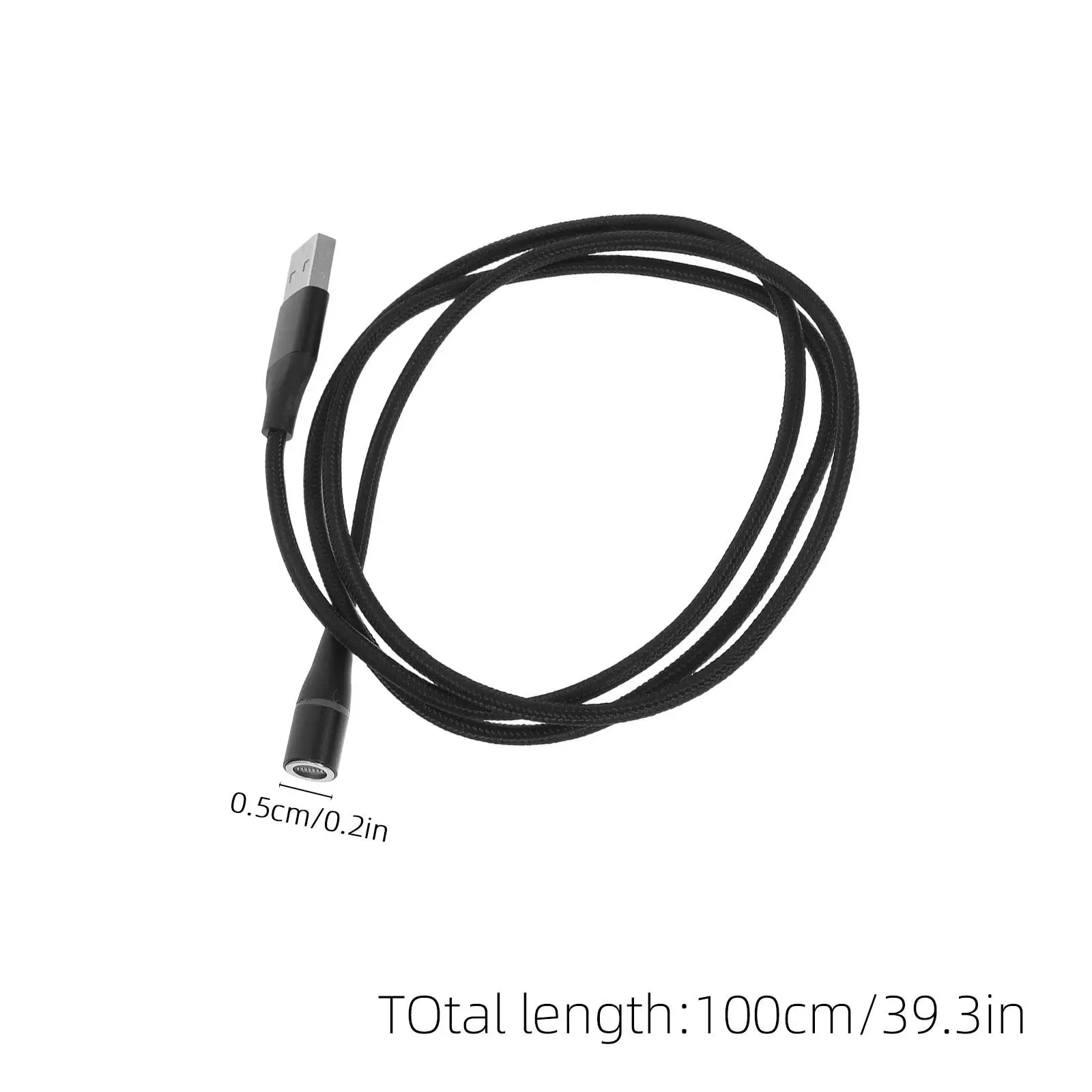 자석식 USB-C 케이블 3A 고속 충전 데이터 LED 표시등 자동 차단 기능 (타입-C)