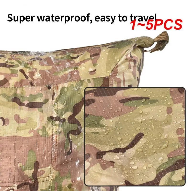 

Бюджетная камуфляжная тактическая складная сумка на плечо большой вместимости, 1-5 шт., сумка для магазина, Портативная Складная Водонепроницаемая дорожная сумка