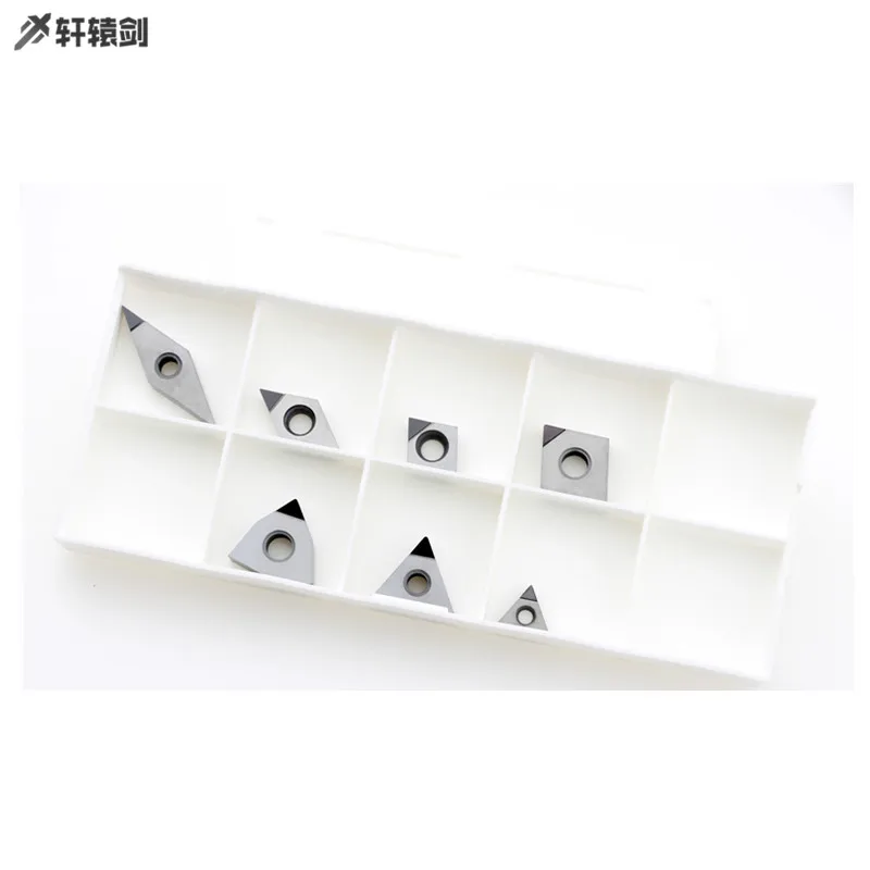 

2PCS VNMG160402 VNMG160404 VNMG160408 WNMG080402 WNMG080404 WNMG080408 WNMG080412 PCD CBN External Turning Tool Diamond