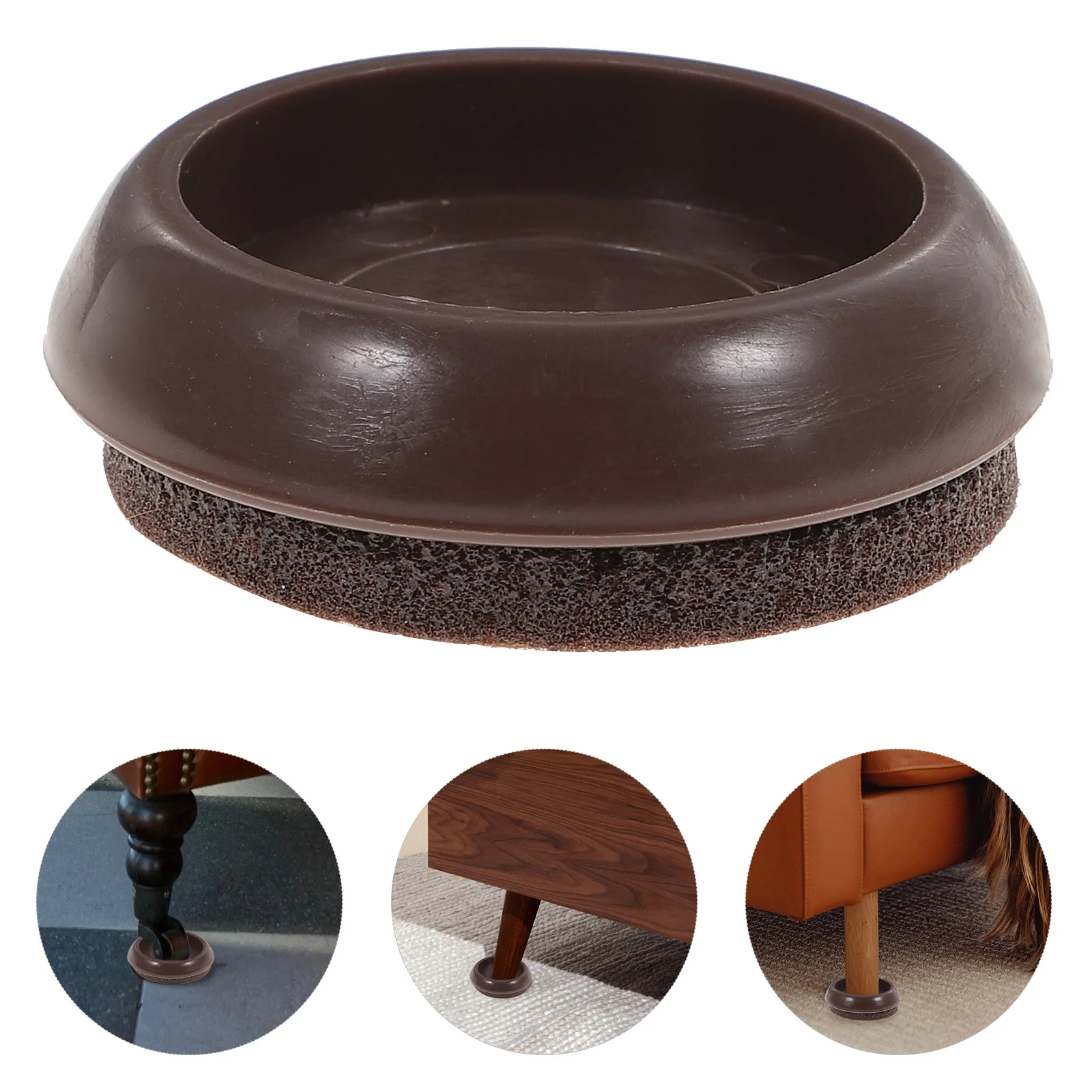 Furniture Coaster Chair Wheel Stopper Caster Cup Furniture Protector Suitable Beds Cabinets Sofas Chairs Tables Pianos Small 5pcs office chair wheel stopper chair fixing shockproof wood floor prevents scratches stopper wheel caster furniture carpet b1q6