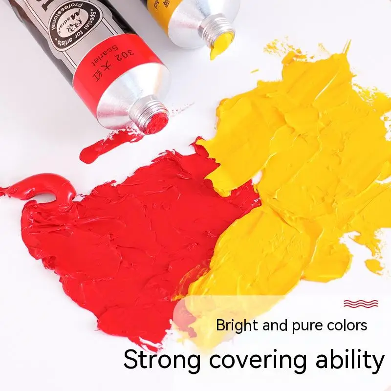 Ginflash 1PC Oil Paint 40ml/Tube Beginner Professional Art Supplies Painting Material