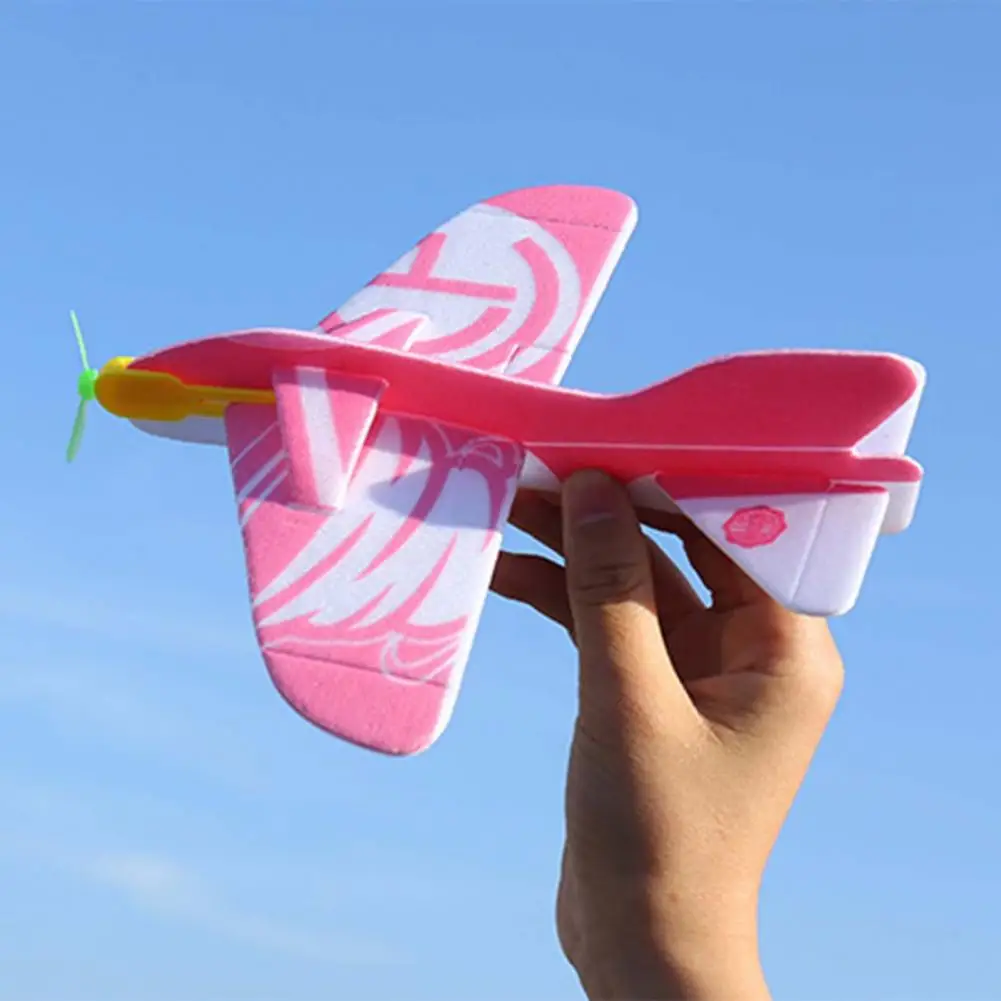 Delicate Foam Board Realistic Aircraft Toy Hand Launching Airplane Model Toy Throw Flying Airplanes Boys Girls Gift