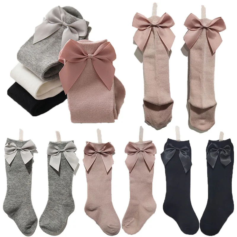 New Autumn Winter Baby Toddlers Socks Knee Soft High Cotton Spanish