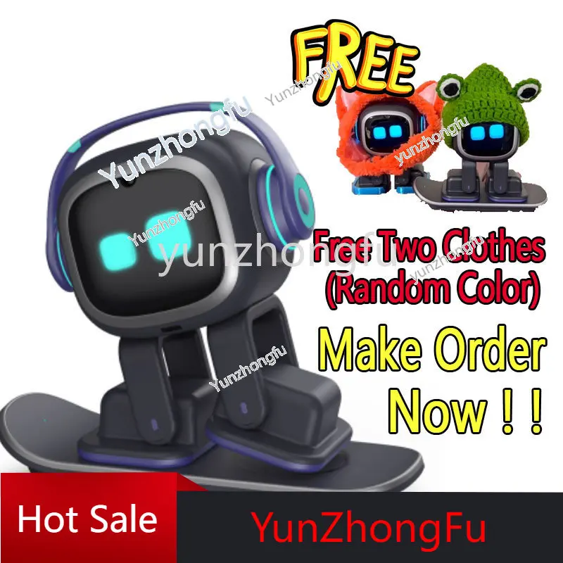 Christmas Giftsemo Robot Giocattolo Intelligente Ai Desktop Pet Emo English Companion Gift Electronic