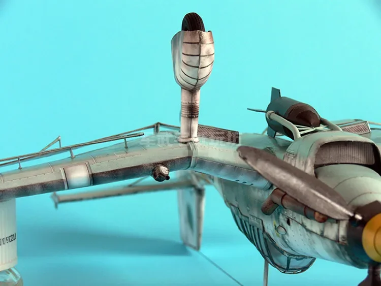 1:33 독일 Junkers Ju-87 D-3 폭격기 비행기, DIY 종이 모델 키트, 퍼즐 장난감, DIY 수제