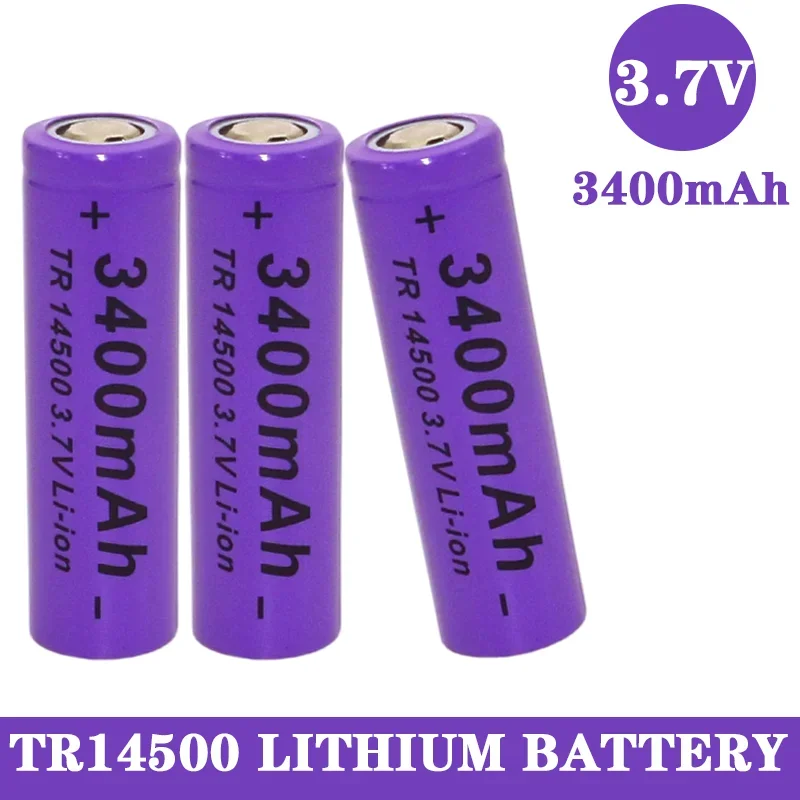 3400MAHrechargeablelithiumionbattery37V14500lithiumbatteryAA