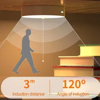 Motion Sensor Light Led USB NightLights Rechargeable Lamp for Bedroom Staircase Hallway Wardrobe Cupboard Lighting 2