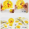 Telling Time Teaching Clock Activities Set Educational Toy Helps Kids Learn to Tell Time Homeschool Supplies Kindergartner Toy 4