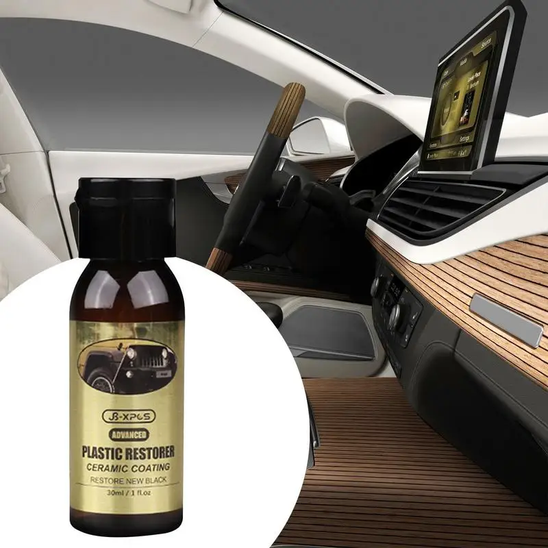 

Car Revitalizing Coating Agent vehicle Trim Long Lasting Shine Restores Like New 30ml Professional Paint Sealant Protection Kit