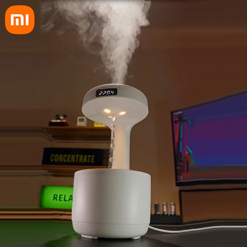 Xiaomi 800ml Anti gravity Air Humidifier Water Droplet Diffuser Night