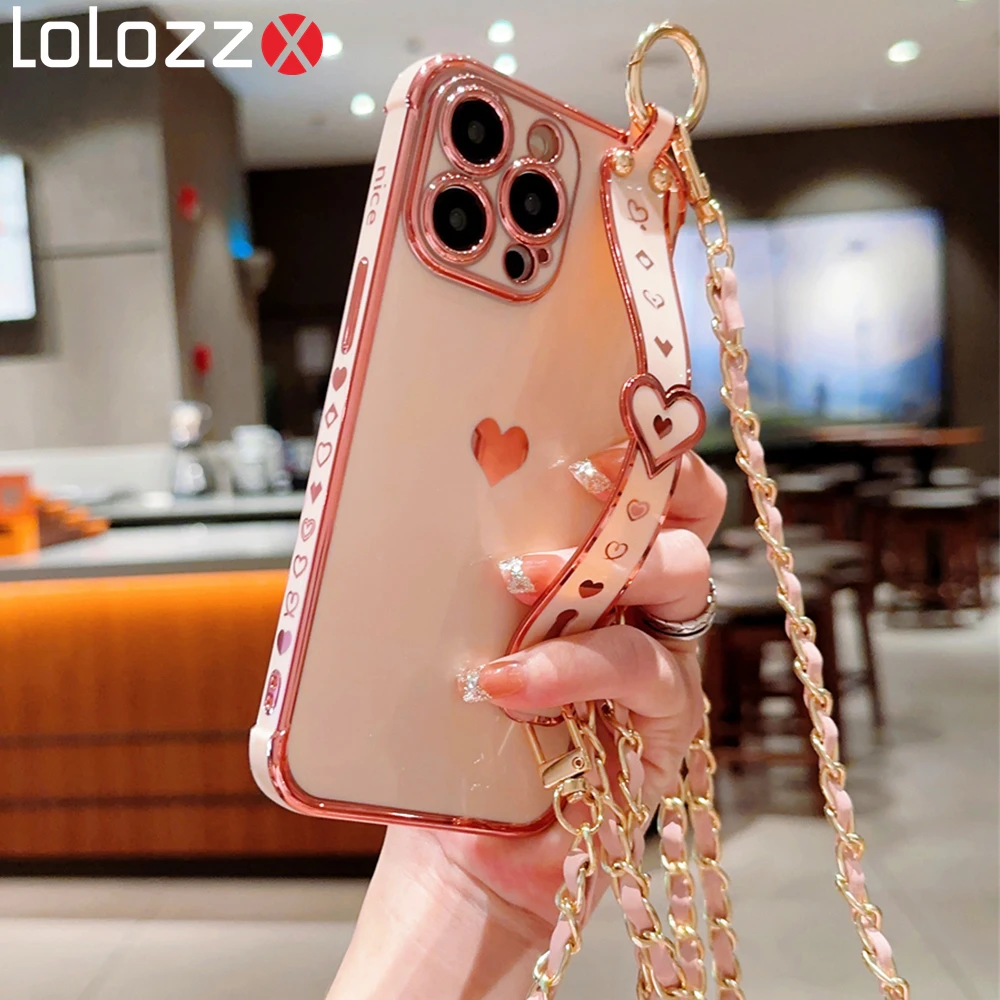 Necklace Rope Phone Case Iphone 11 Pro Max  Crossbody Necklace Cord  Lanyards Rope - Mobile Phone Cases & Covers - Aliexpress