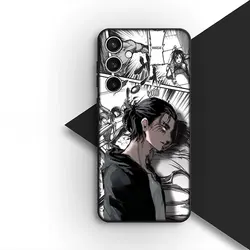 Attack on Titan Comics Phone Cover Featuring Levi and Eren Characters - Samsung A37 5G (1)
