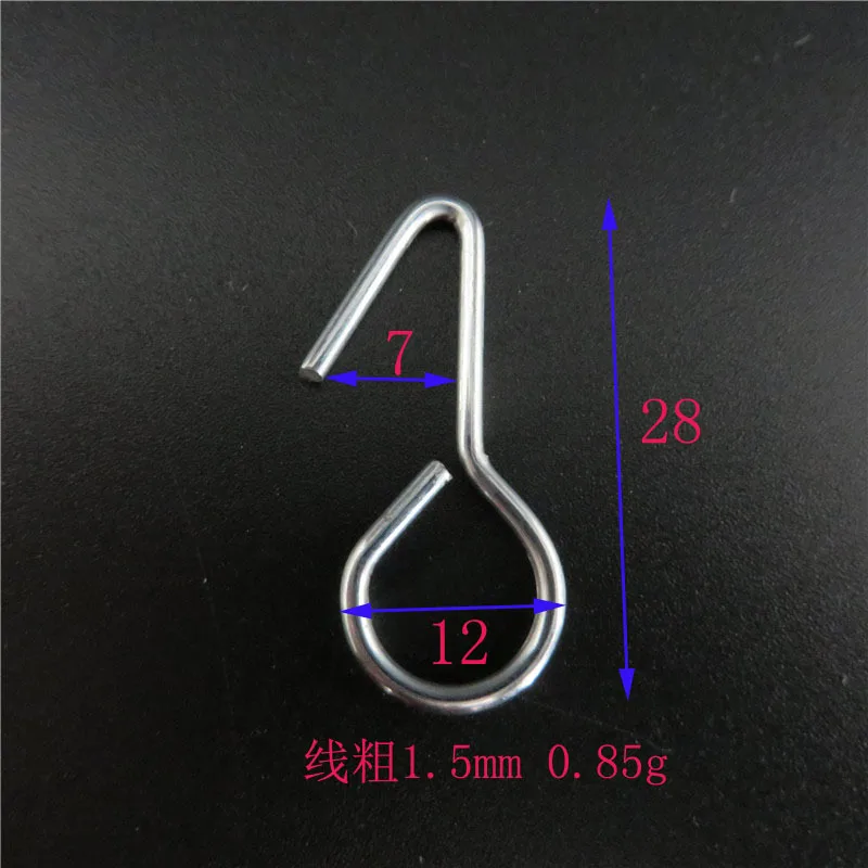 Car Seat Hook Metal S-shaped Hook Multi-functional Car Seat Cover Fixing S Shaped Cover Fastener 50pcs 1.5cm*28mm auto fasteners
