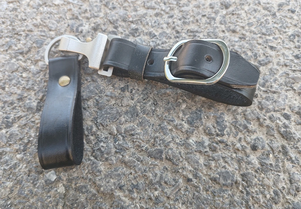 German Belt Loop In Natural Brown Leather, « RBNr - Foto 12