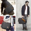 ESTARER Messenger Bag for Men 17-17.3 Inch Laptop Bag Water-resistant Canvas Computer Shoulder Bag Briefcase for Work College 3