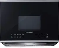 2413 1  Over the Range  Oven with Vent Fan, 1.34 cu. ft. Capacity, 1000W, 24 inch, Black / Stainless Steel 1
