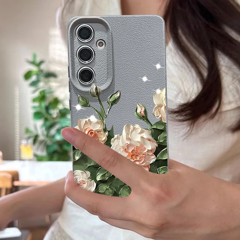 Elegant Rose Flower Phone Case - Stylish Protective Cover