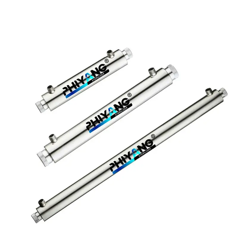 

Ultraviolet Light UV Water Sterilizer Purification for Whole House Water Filter System 12 GPM 55W 110V + 3/4" MNTP Inlet Outlet