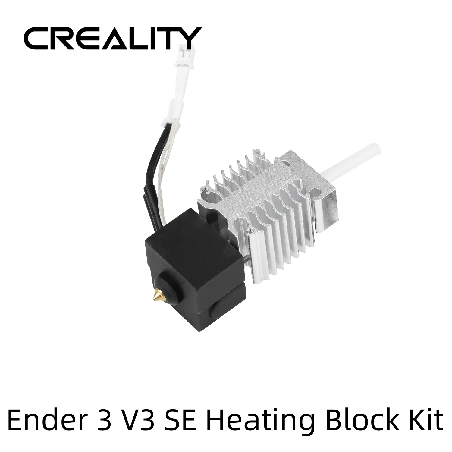 

Creality Ender 3 V3 SE Heating Block Kit Stainless Steel Throat High Temperature Print Head for Ender3 V3 Se 3D Printer