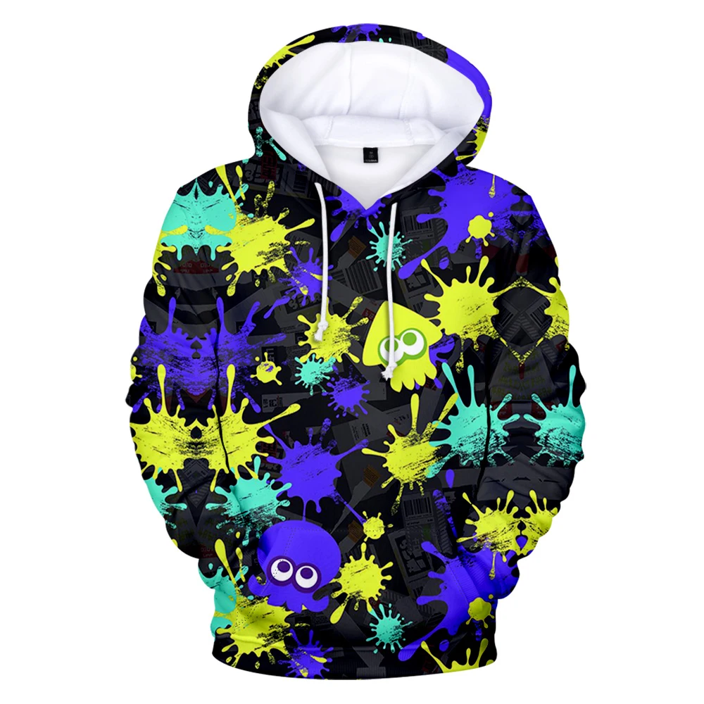 

2022 New Splatoon 3 Hoodie Women Men 3D Prints Hooded Sweatshirt Fashion Streetwear Pullover Tracksuit