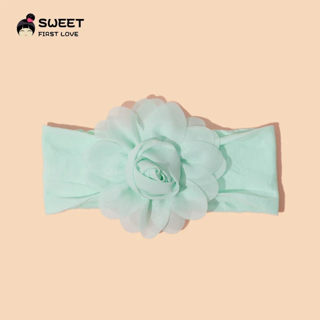 18 Fasce Fiore Per Neonato - In Chiffon Morbido, Circonferenza 30cm, Accessori Capelli - Foto 2