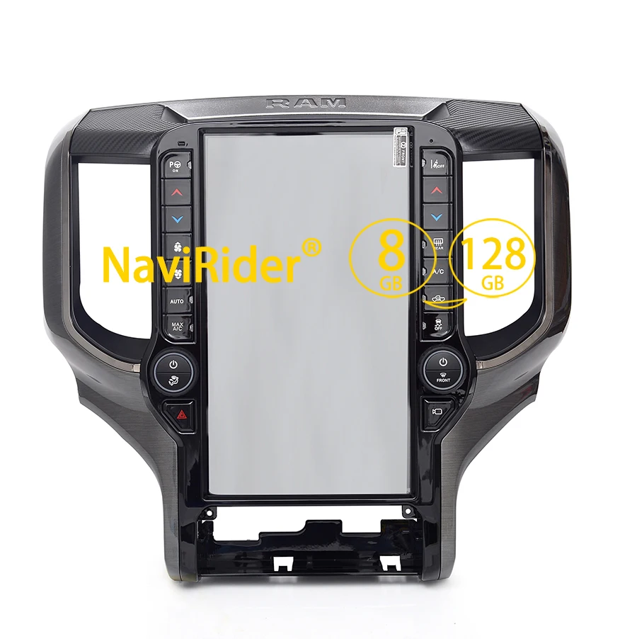 Big Qled Screen Stereo Navigation For Dodge Ram 2019 - 2023 Android Media Video