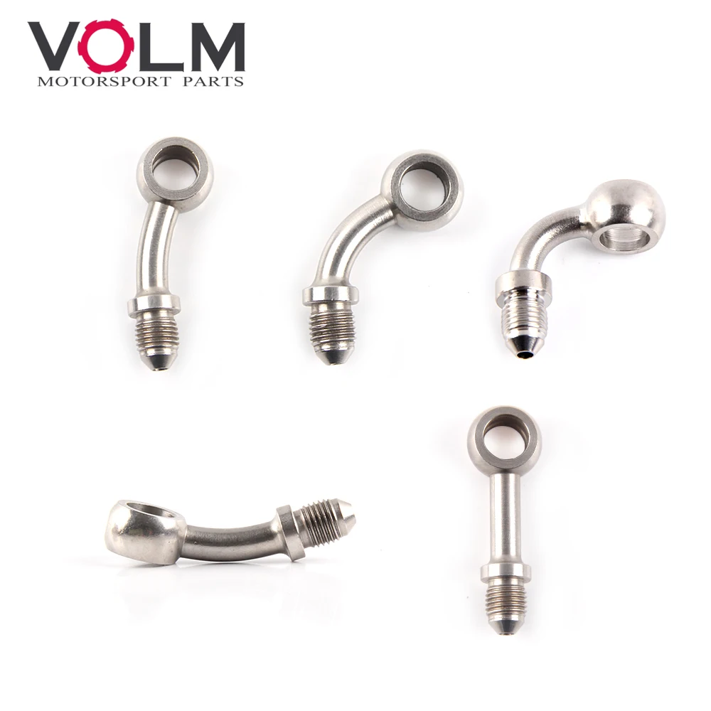 AN3 Motorcycle Brake Oil Hose Fitting Stainless Steel