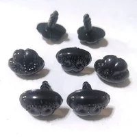 DIY 9/12/15/19mm Flat Bottom Triangle Nose Toy Puppy Bear Nose  Accessories Plastic Plushs Snout Animals Nose Plush Accessories 2