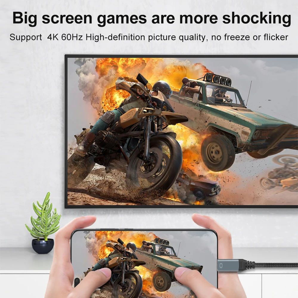 �ƺ� ���� ���� �����е����� S20 �� USB C-HDMI ���̺�, 4K 60Hz 2K 120Hz eARC HDCP �����Ʈ 3/4 �����