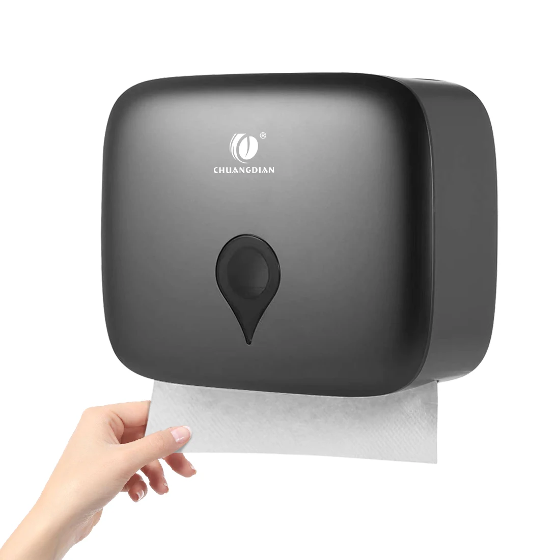 Toilet Paper Holder Tissue Dispenser Bathroom Tissue Dispenser Toilet paper towel dispenser Towel Rack Tissue Dispenser ABS Waterproof Wall Mounted Punch Free