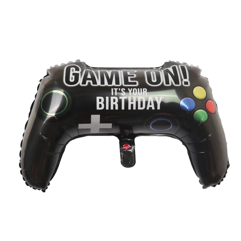 Black Game Controller Foil Balloon - Birthday Party Decoration