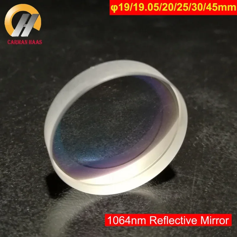 Carmanhaas 섬유 YAG 반사 미러 레이저 렌즈, 렌즈 직경 20mm, 25mm, 30mm, 45mm, 시준기, 1064nm
