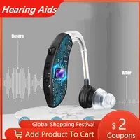 Invisible Chargeable Hearing Aid Amplifiers Mild Severe Hearing Impairment Hearing Aids Audifonos Sound Devices For Both Ears 1