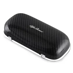 Premium Car Sun Visor Sunglasses Holder and Storage Clip Box Accessory - 1pc (TXBK -Alfa Romeo)