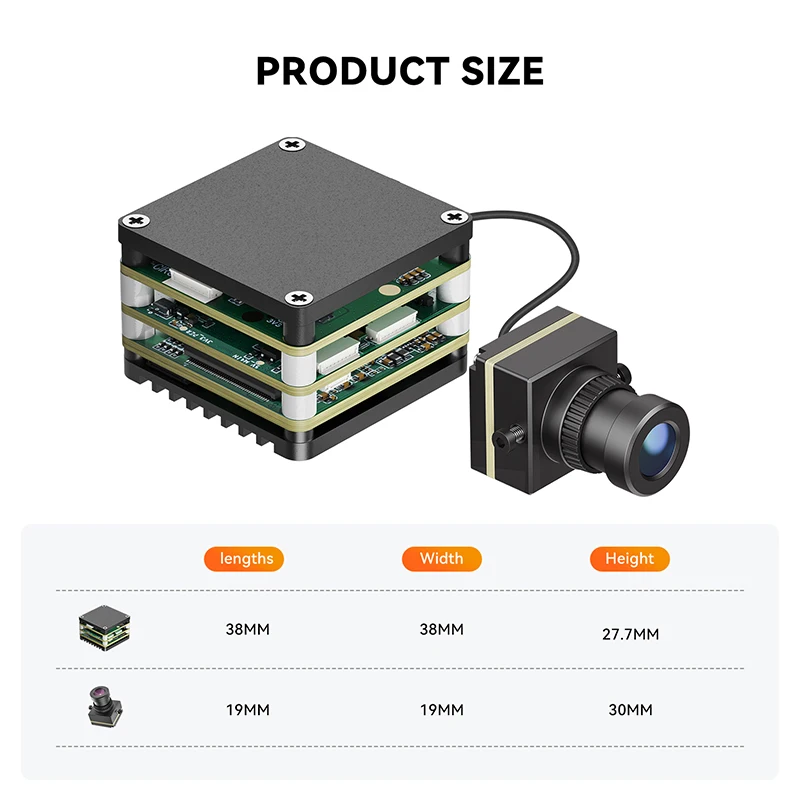 FPV AI Camera Module 450M Automatic Guidance Tracking Identify Tracks Detects Locks and Strikes FPV Drone AI VisionCude S kit fpv camera