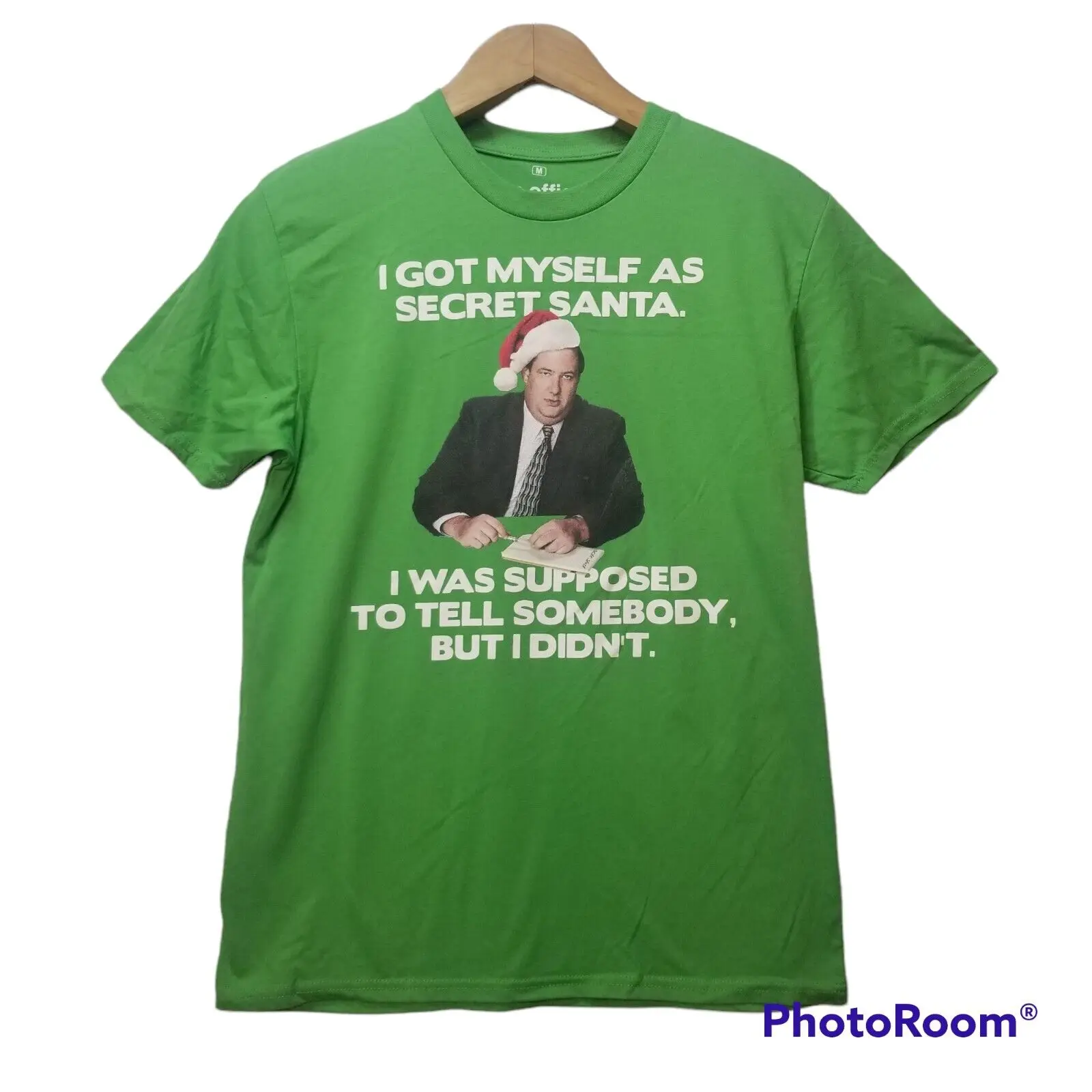 La Maglietta Natalizia Dell'Ufficio Verde Kevin Secret Santa Holiday Maniche Medie Lunghe O Corte