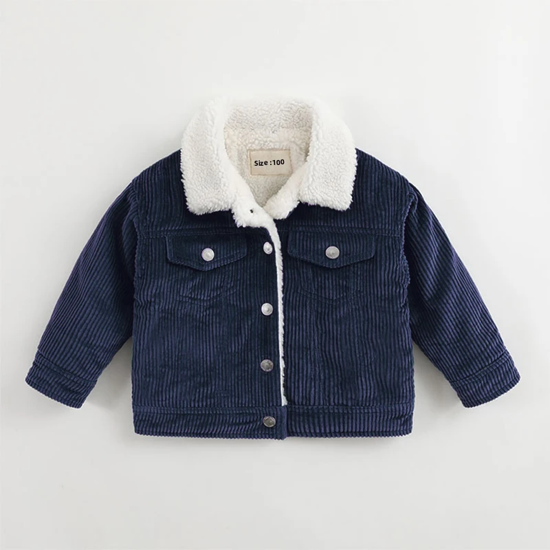 Fashion Baby Boy Girl Winter Clothes Jacket Thick Infant Toddler Child Warm Coat Baby Outwear For 0-3y