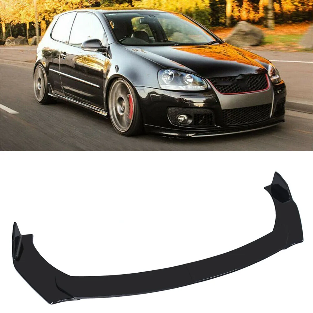 

For VW Golf GTI MK5 MK6 MK7 2016-2021 Car Front Bumper Lip Chin Spoiler Splitter Body Kit Guard Diffuser Deflector Lips
