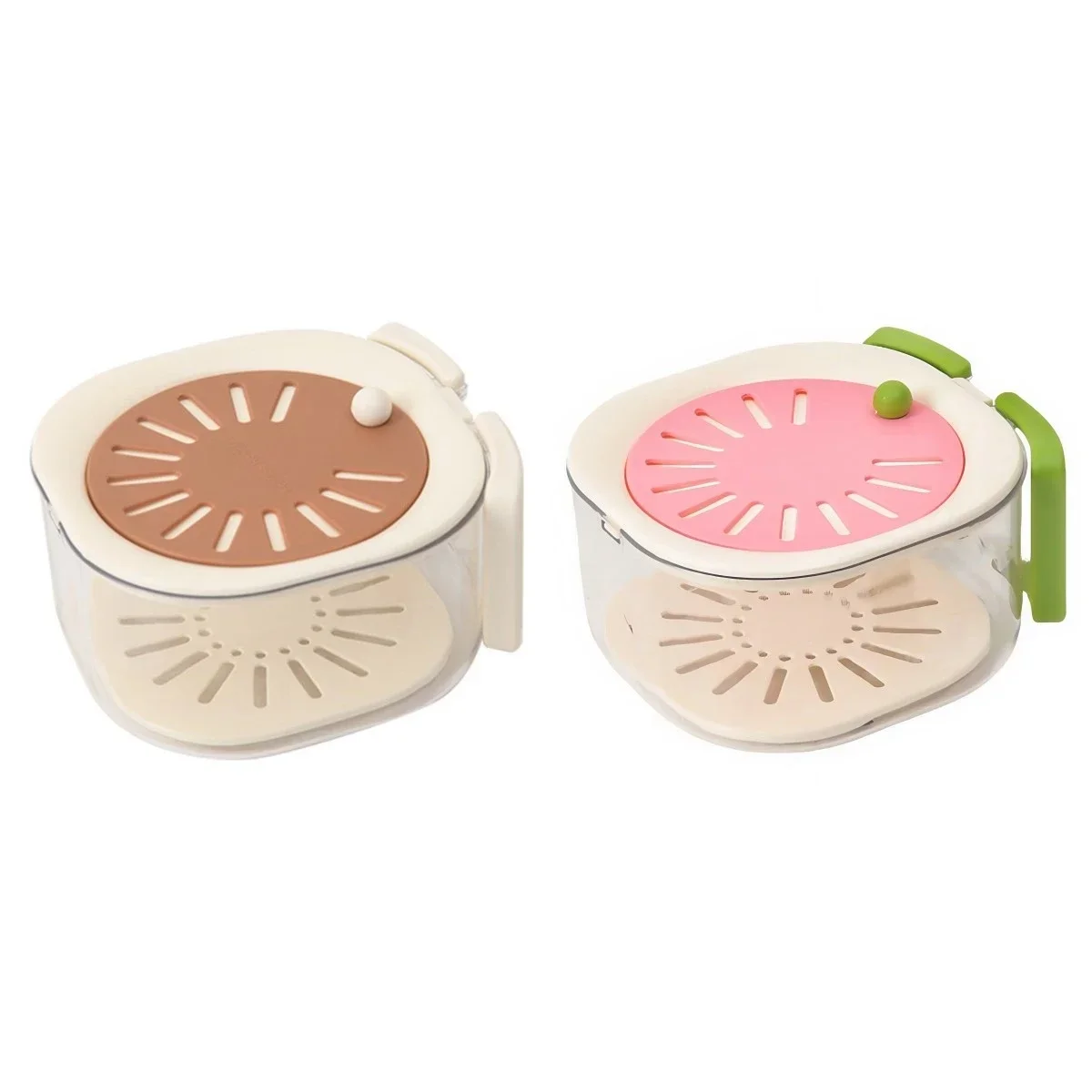 15x15x8.5cm Drain Strainer Bowl Easy Clean Drain Basket Easy To Clean Efficient Water Drainage Handle For Use