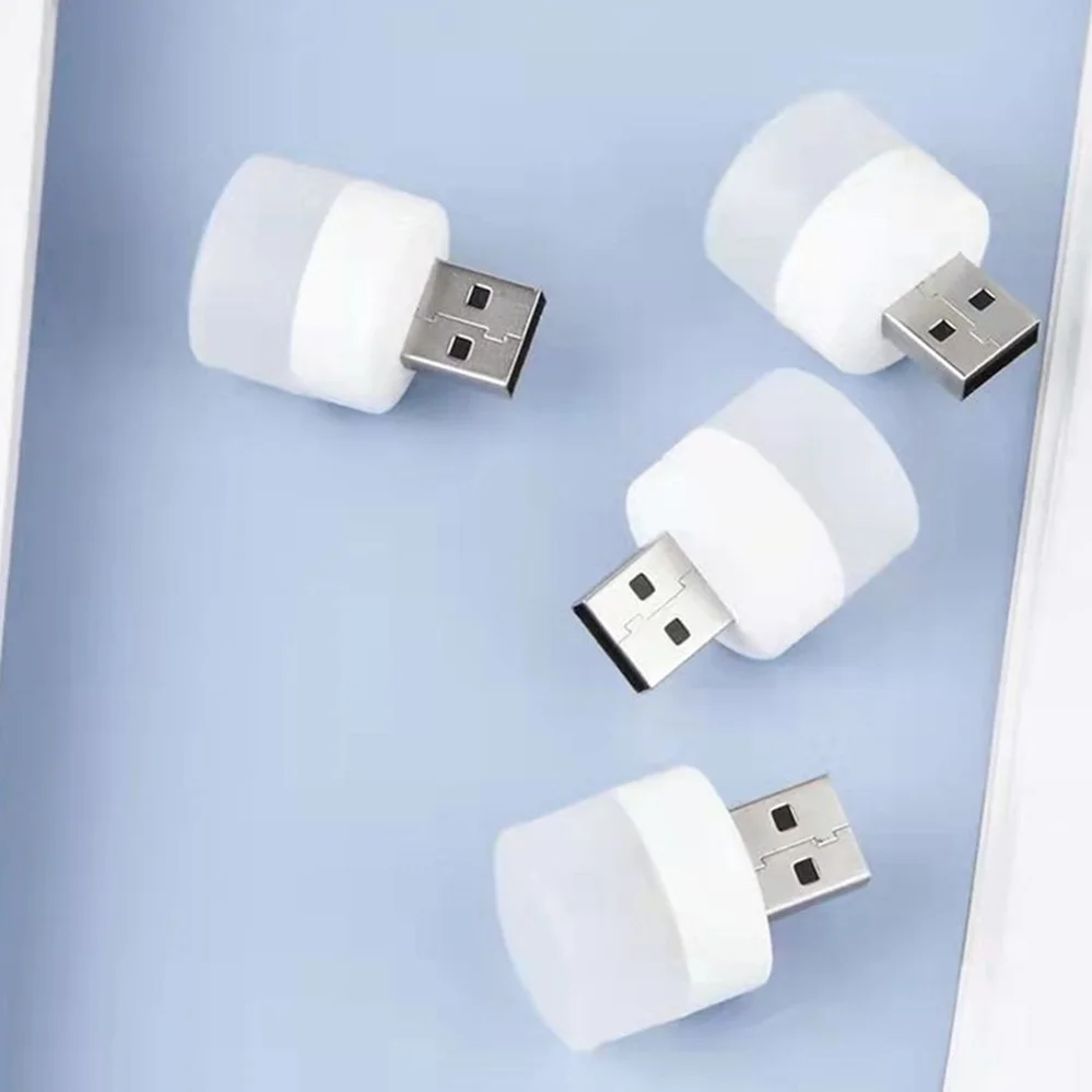 5V USB Plug Lamp LED Eye Protection Reading Light 3/2/1PCS