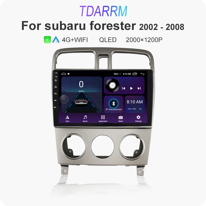 

Car Multimedia GPS Autoradio for 2004-2008 SUBARU FORESTER Android 12 Radio Stereo Player GPS Navigation LTE WIFI BT DSP Carplay