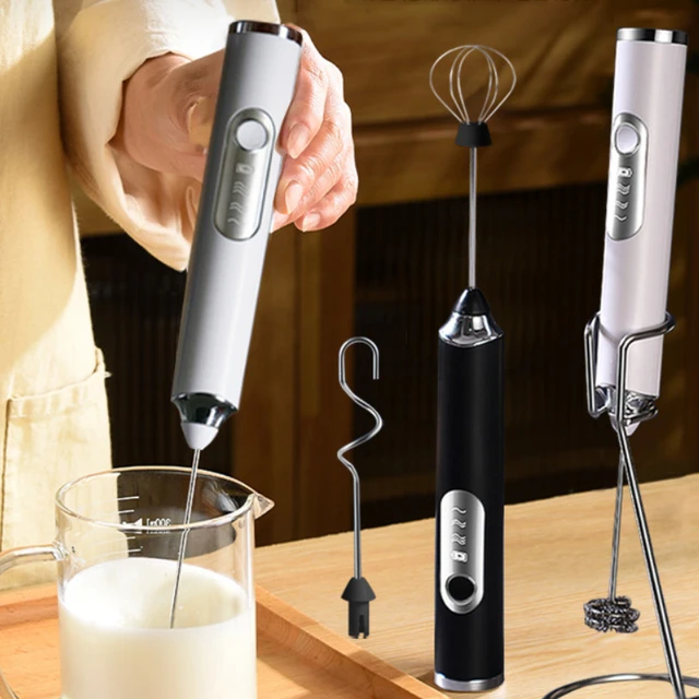 USB Rechargeable Wireless Electric Whisk Frothier 1