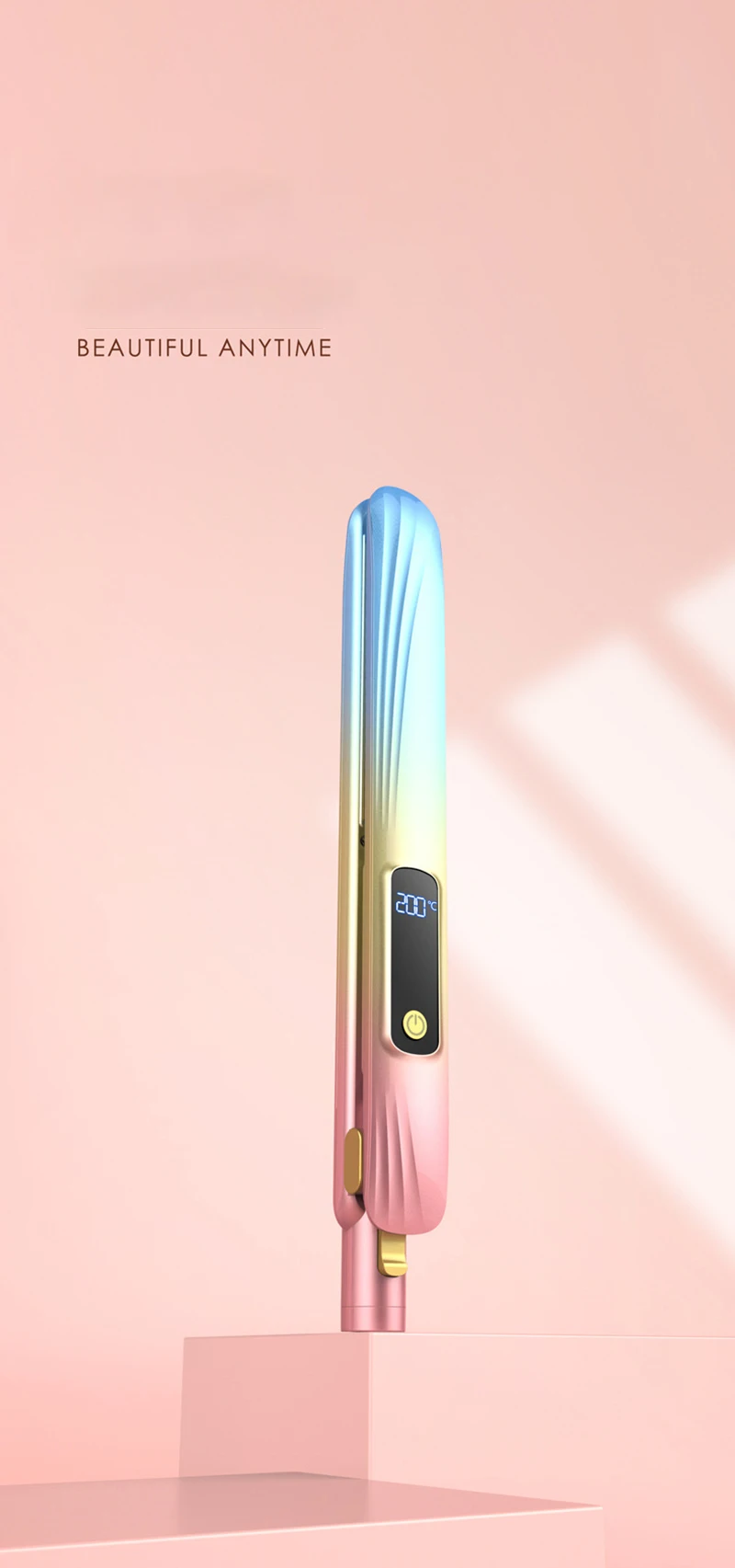 Alisamento de Cabelo Multi-funcional em Linha Alisador de Cabelo Cerâmica Splint Inteligente Reta Cabelo Encaracolado Não Prejudica Finalidades 1 Computers & Electronics