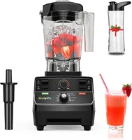 BioloMix 2200W Professional Smart Timer Pre-programed Blender, 2L round jar, Mixer Juicer Food Processor Ice Smoothies Crusher 1