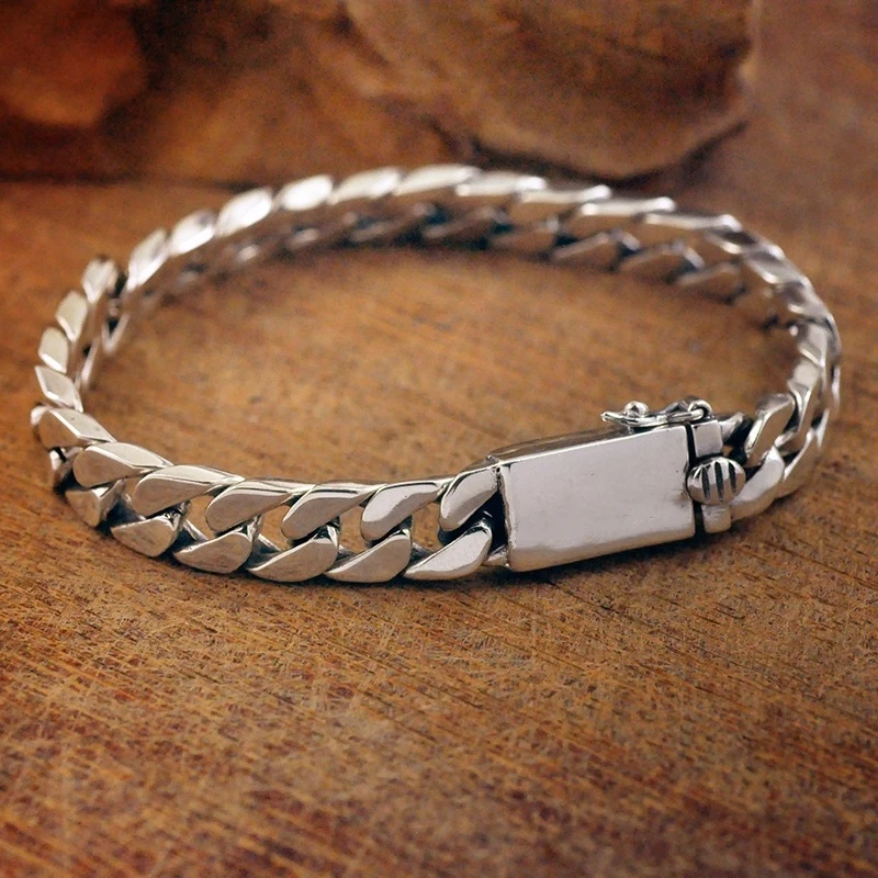 Manfnee Set Bracciale E Girocollo Punk – Cuoio Con Rivetti E Catena, Stile Rock Gotico